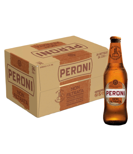 BIRRA PERONI NON FILTRATA 33CLX24