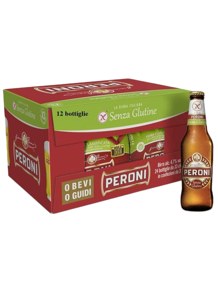 BIRRA PERONI SENZA GLUTINE 33CLX12