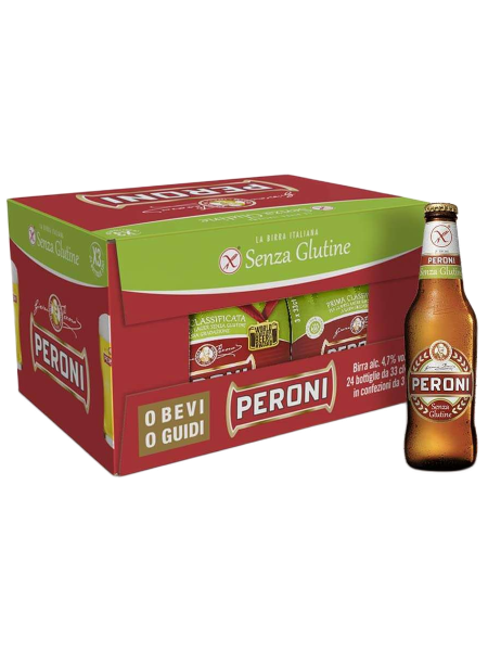 BIRRA PERONI SENZA GLUTINE 4.7° 24X33