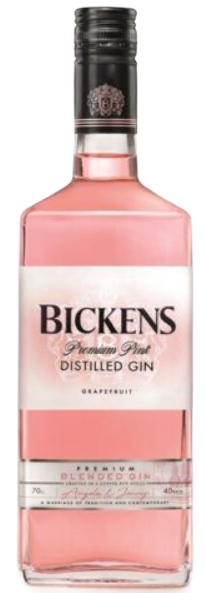 BICKENS PREMIUM PINK DISTILLED GIN CL70