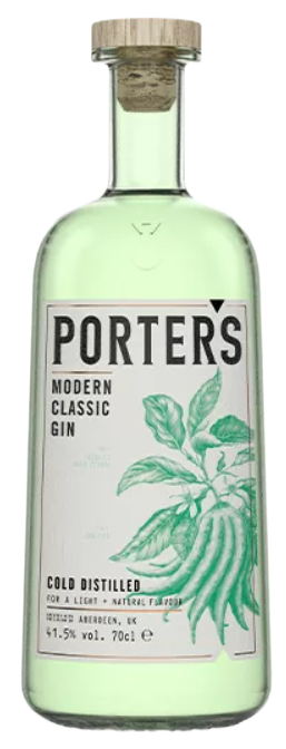 GIN PORTER'S MODERN CLASSIC 70CL