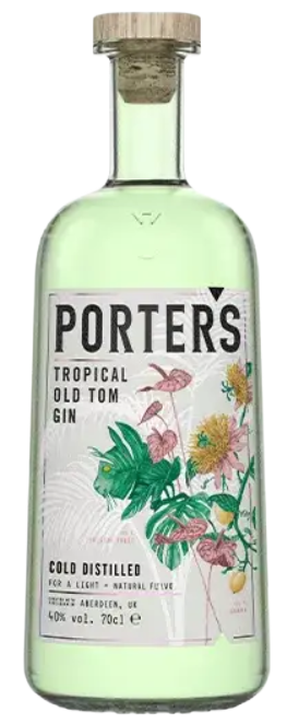 GIN PORTER'S TROPICAL OLD TOM 70CL