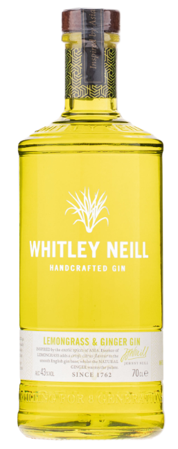 GIN WHITLEY NEILL LEMONGRASS & GINGER 43% 70CL