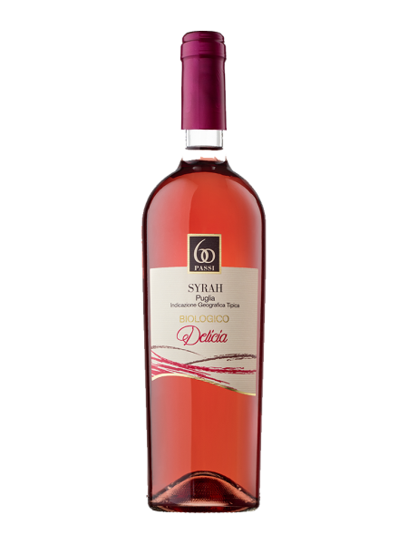 VINO 60 PASSI BIO FERMO ROSE' DELICIA- SYRHA 75 CL