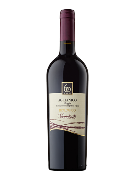 VINO 60 PASSI BIO FERMO ROSSO VIANDANTE-AGLIANICO 75 CL
