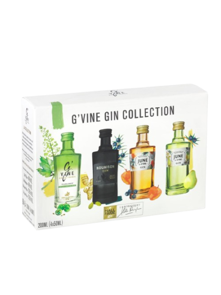 SET GIN G'VINE 4X0.50CL
